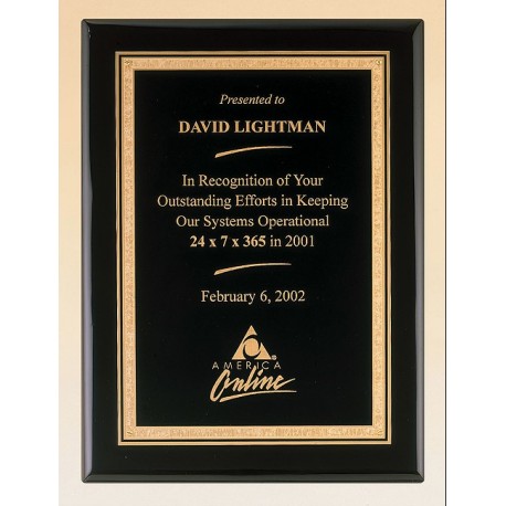 Black Piano Plaque