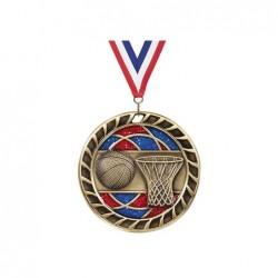 M-M83-BKT medal w nect ribbon