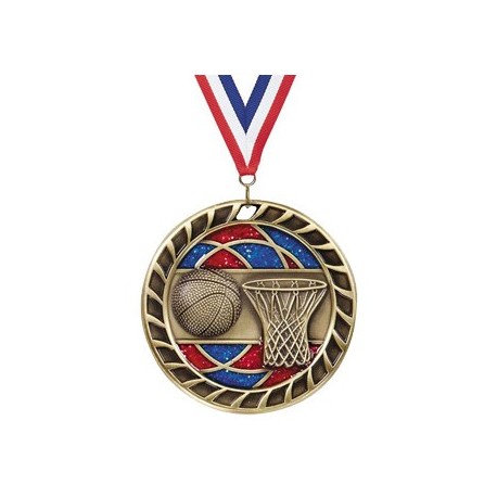 M-M83-BKT medal w nect ribbon