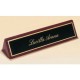 T0572 Walnut desk sign.   8"  10" or 12"