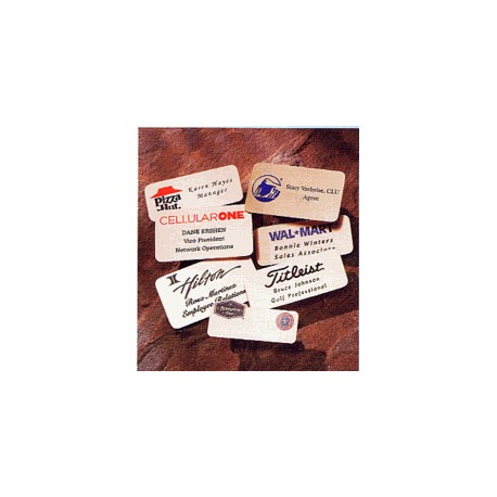 Logo/ name badges w/magnetic clip
