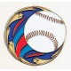 P-37130 Baseball medal  w/neck ribbon $3.95 close out (while supply last)